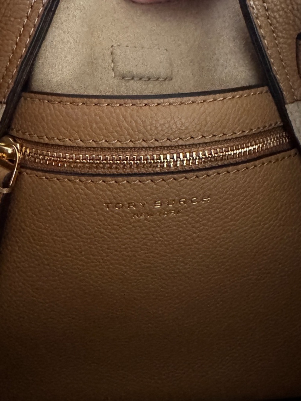 Tory Burch Brown Leather Crossbody Tote - Picture 10 of 13